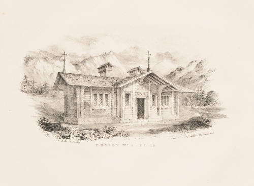 Perspective View of a Labourer's Cottage in the Old Swiss Style