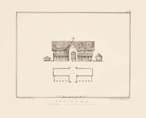 The Barn and Cattle Sheds of the Old English Farm Yard