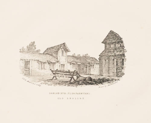 Perspective View of the Old English Farm Yard