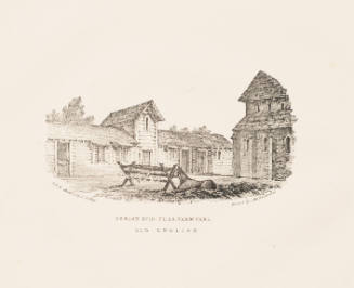 Perspective View of the Old English Farm Yard