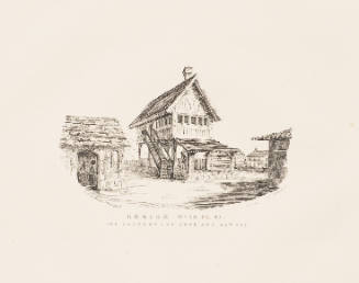 The Carpenter's Shop and Sawpit--Old English--of the Old English Farm Yard