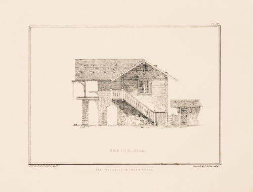 Elevation of the Weighing House and Store