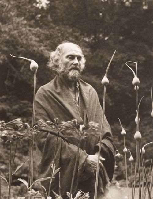 Morris Graves in His Leek Garden