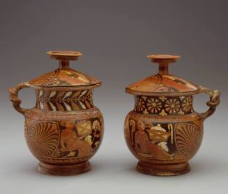 Pair of Lidded Jars