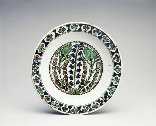 Plate with Flowering Hyacinths