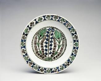 Plate with Flowering Hyacinths
