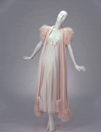 Nightgown, Peignoir, and Belt