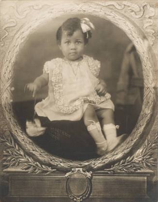 A Girl Holding a Flower, New York