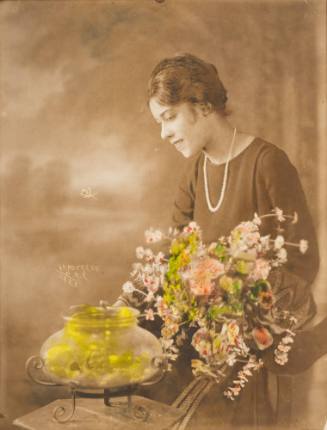 Lady at Goldfish Bowl, New York