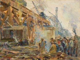 C & O Railroad Bridge Construction