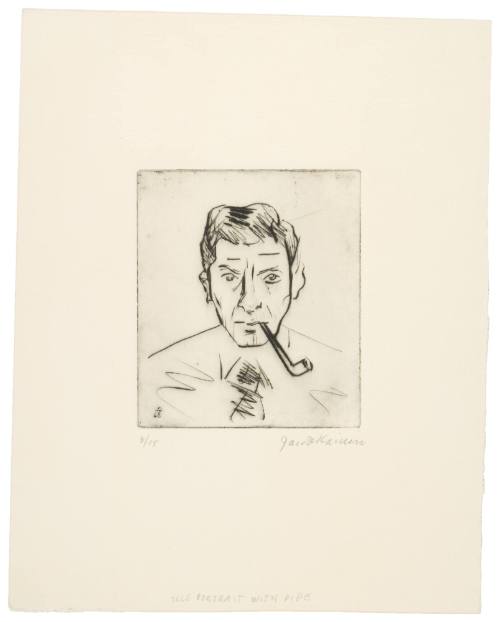 Self Portrait with Pipe