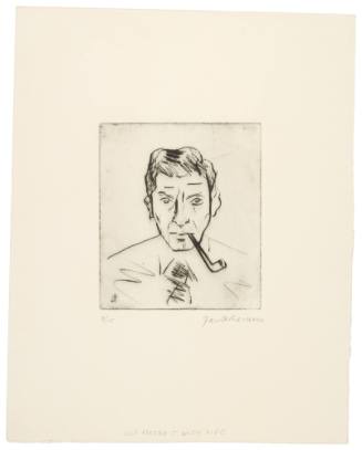 Self Portrait with Pipe