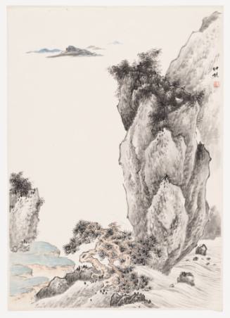 Landscape with Tall Cliff