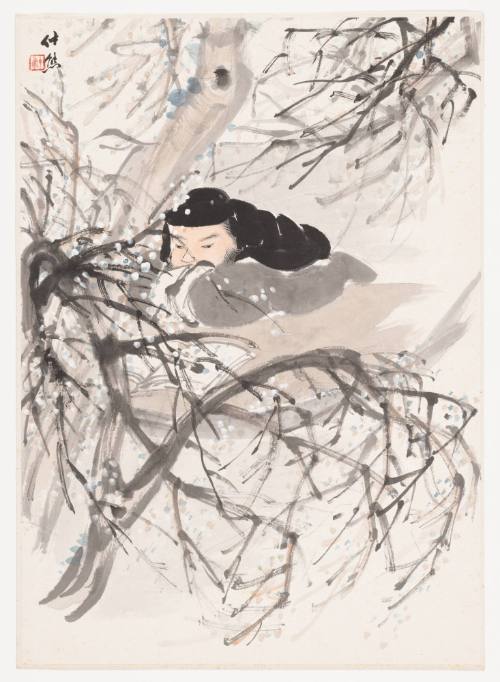 Reading on a Snowy Day