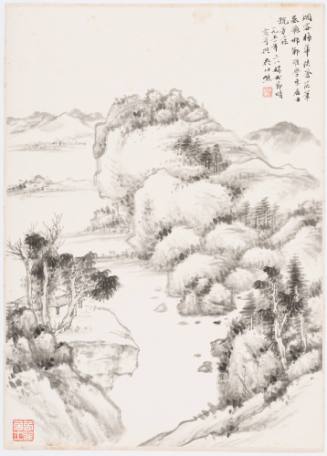 Landscape in the Style of Wang Shimin