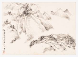 Landscape with Pine Trees