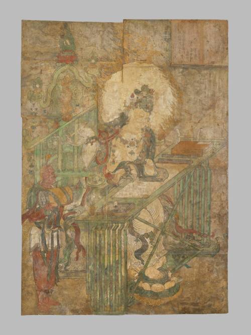 Wenshu, Bodhisattva of Wisdom at a Writing Table