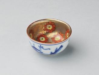 Sake Cup (Red Flower Design)