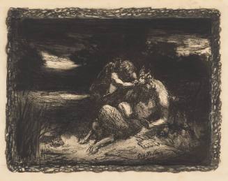 Cupid and a Satyr