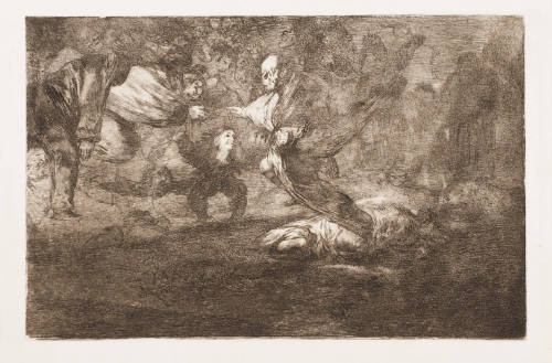 Old Man Confronting Phantoms / Le Viellard Errant Parmi Les Fantomes