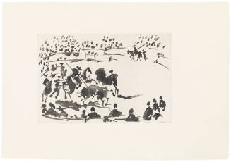 The Picador Engaging the Bull (El Picado Obligando al Toro con su Pica)