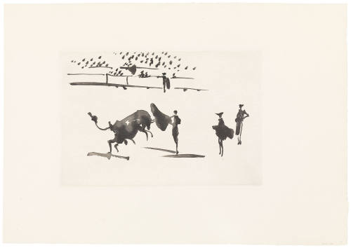 Fighting with the Small Cape (Suerte de Muleta)