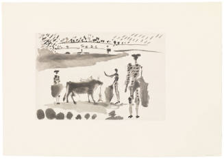 The Matador Signalling the Bull's Death (Después de la Estocada, el Torero Señala la Muerte del Toro)