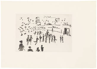 The Matador Carried Out on the Shoulders of the Fans (El Torero Sale en Hombros de los Aficionados)