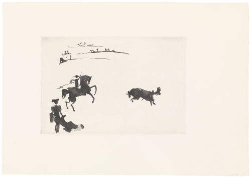 Mounted Bullfighter with Lance (Citando al Toro con el RejÃ³n)