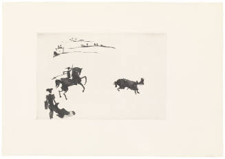 Mounted Bullfighter with Lance (Citando al Toro con el RejÃ³n)