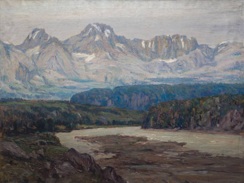 Kicking Horse River Near British Columbia