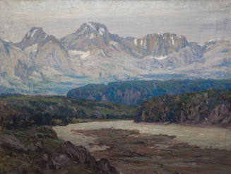 Kicking Horse River Near British Columbia