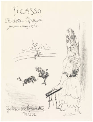 Picasso / Oeuvre Grave / Janvier-Mars 1960 / Galerie Des Ponchettes / Nice