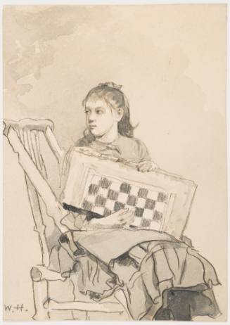 Glrl with Checkerboard