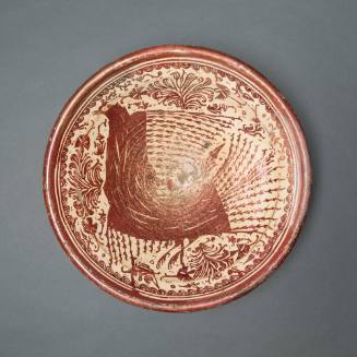 Plate with Stylized Image of a Bird