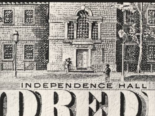 $100 Independence Hall