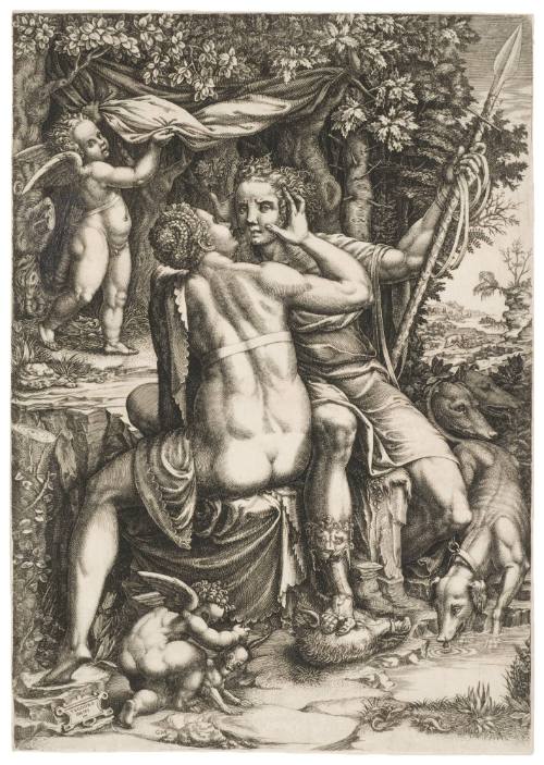 Venus Embracing Adonis After the Hunt
