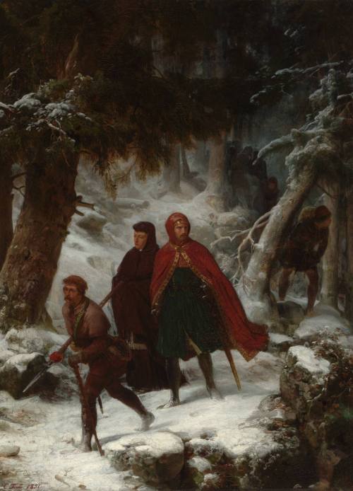 Flight of Emperor Henry IV from the Harz Castle
