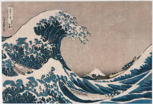 Under the Great Wave Off Kanegawa (Kanagewa oki nami ura) from Thirty-six Views of Mt. Fuji (Fugaku sanjūrokkei)