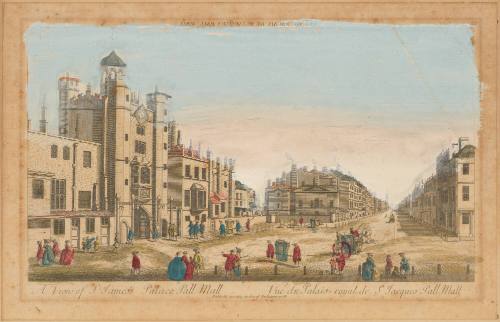 A View of S James's Palace Pall Mall