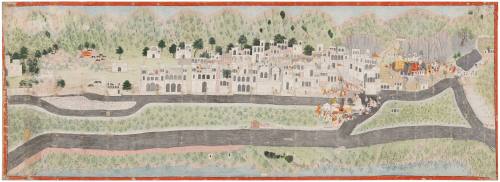 Raja Aniruddha Chand Visiting the Holy City of Haridwar to Perform Puja