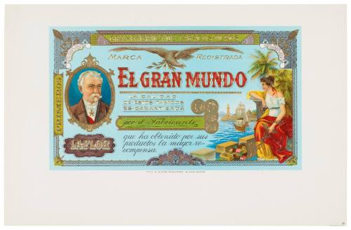 El Gran Mundo (Cigar Box Label)