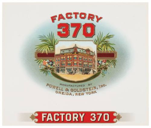 Factory 370 (Cigar Box Label)