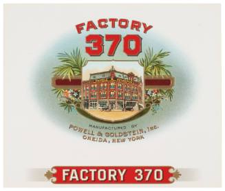 Factory 370 (Cigar Box Label)
