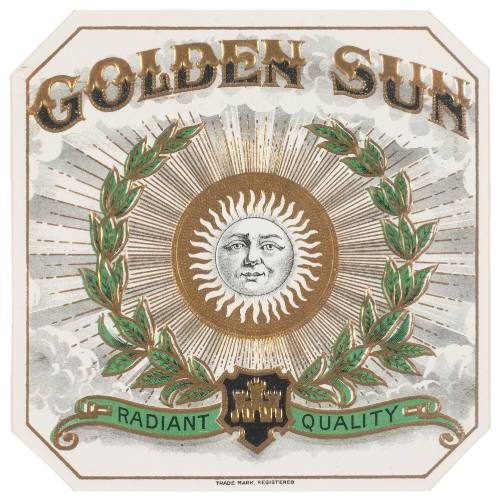 Golden Sun (Cigar Box Label)