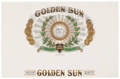 Golden Sun (Cigar Box Label)
