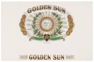 Golden Sun (Cigar Box Label)