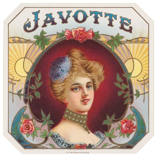 Javotte (Cigar Box Label)