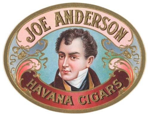 Joe Anderson (Cigar Box Label)