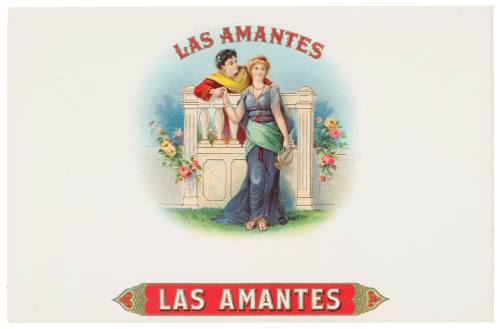 Las Amantes (Cigar Box Label)